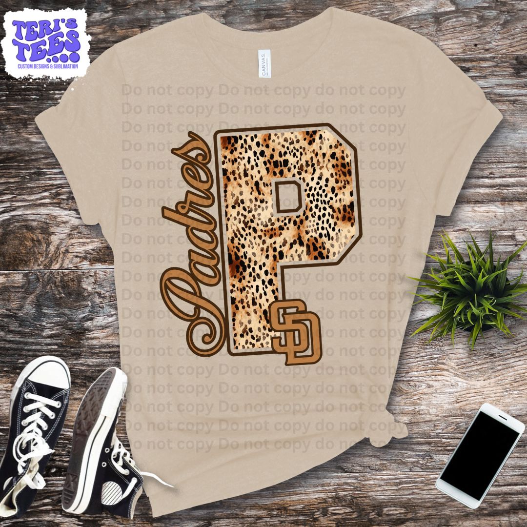 Padre P Cheetah Brown T-Shirt