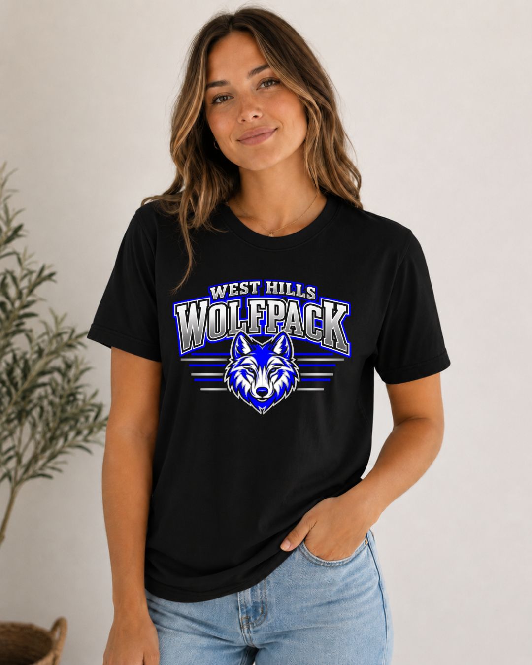 West Hills High School Wolfpack T-Shirt