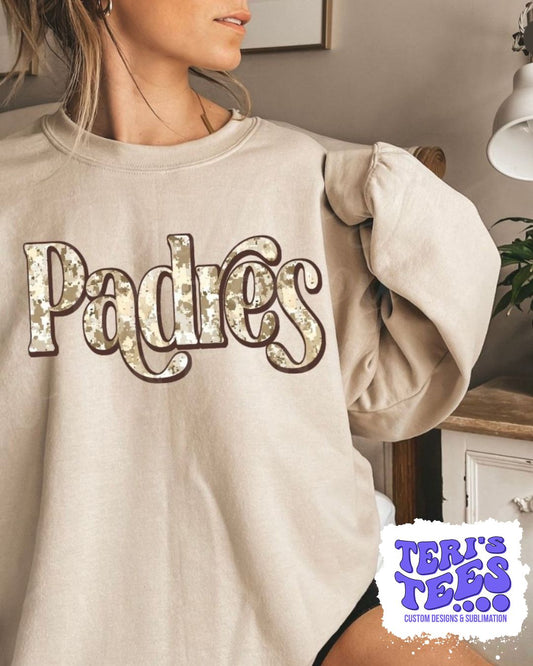 Padres Camo Retro Crew