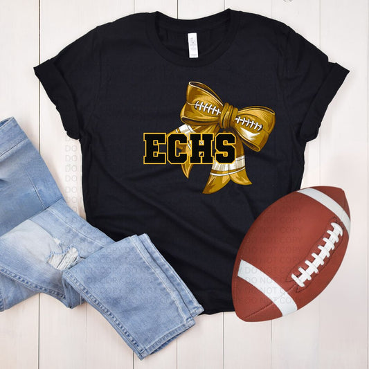 El Capitan High School Coquette Bow T-Shirt