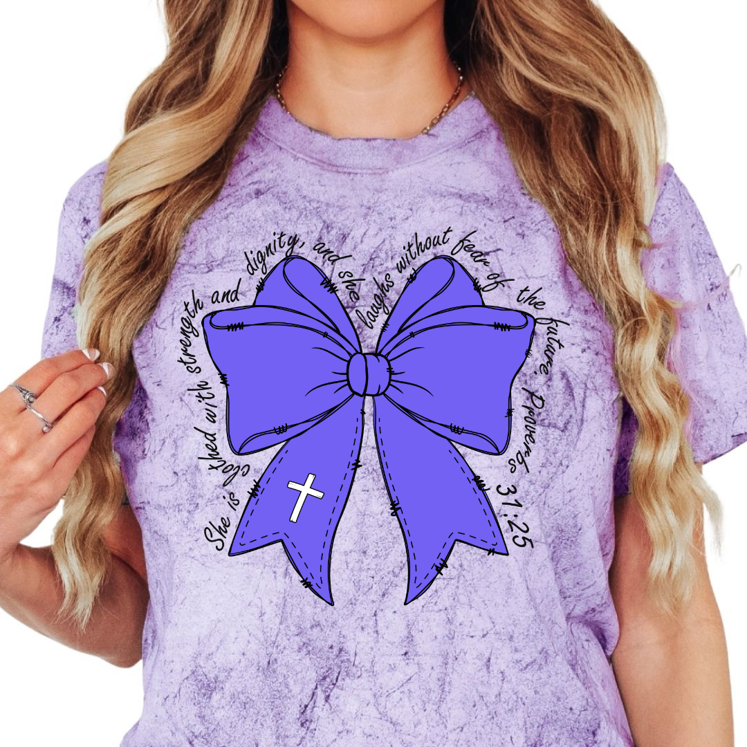 She is Clothed Proverbs 31:25 T-Shirt