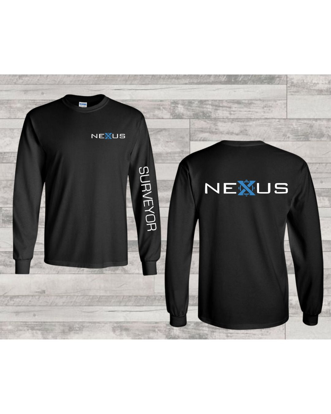 NEXUS Long Sleeve Gildan Ultra Cotton T-Shirt with Front & Back and Sleeve Logo