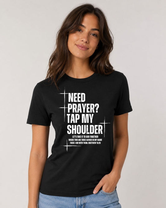 Need Prayer Tap My Shoulder