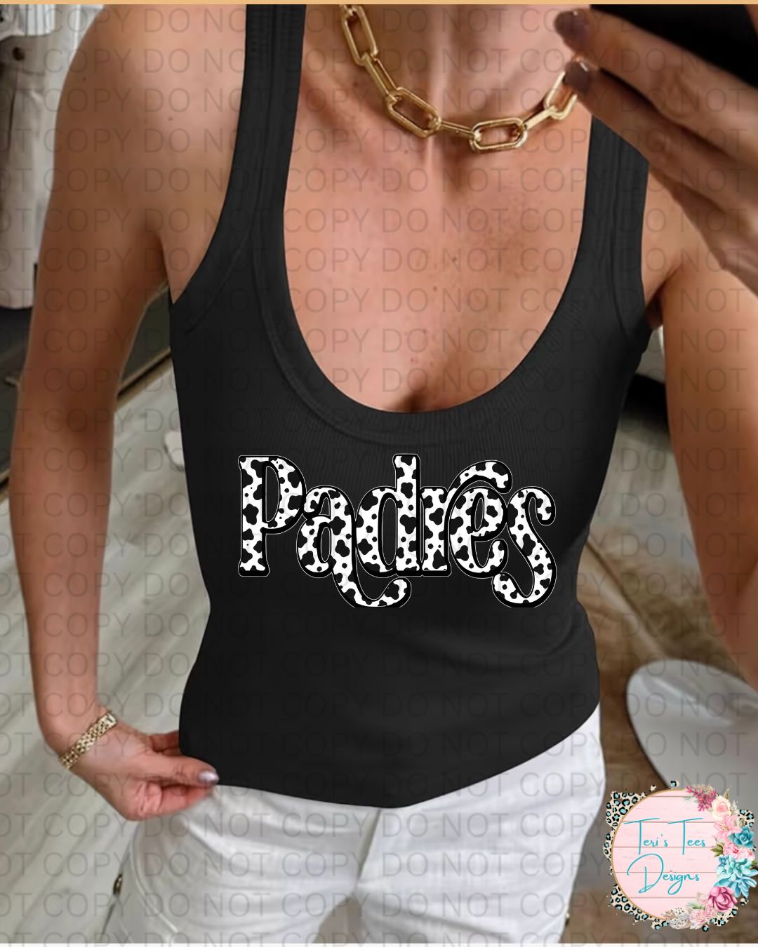 Padres Cow print Women's Tank Top