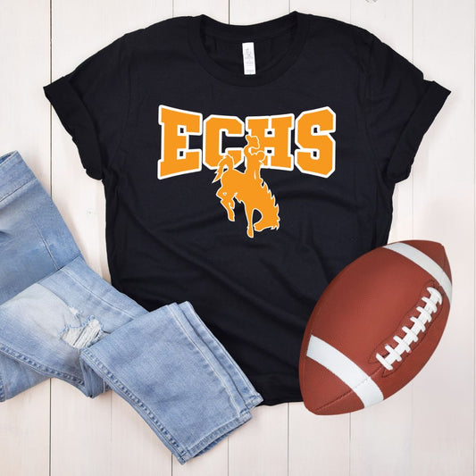 ECHS with Mascot for El Capitan High School T-Shirt