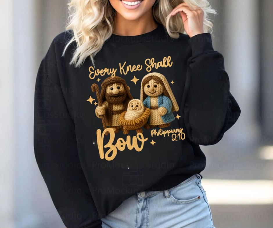 Every Knee Shall Bow Crew Sweatshirt