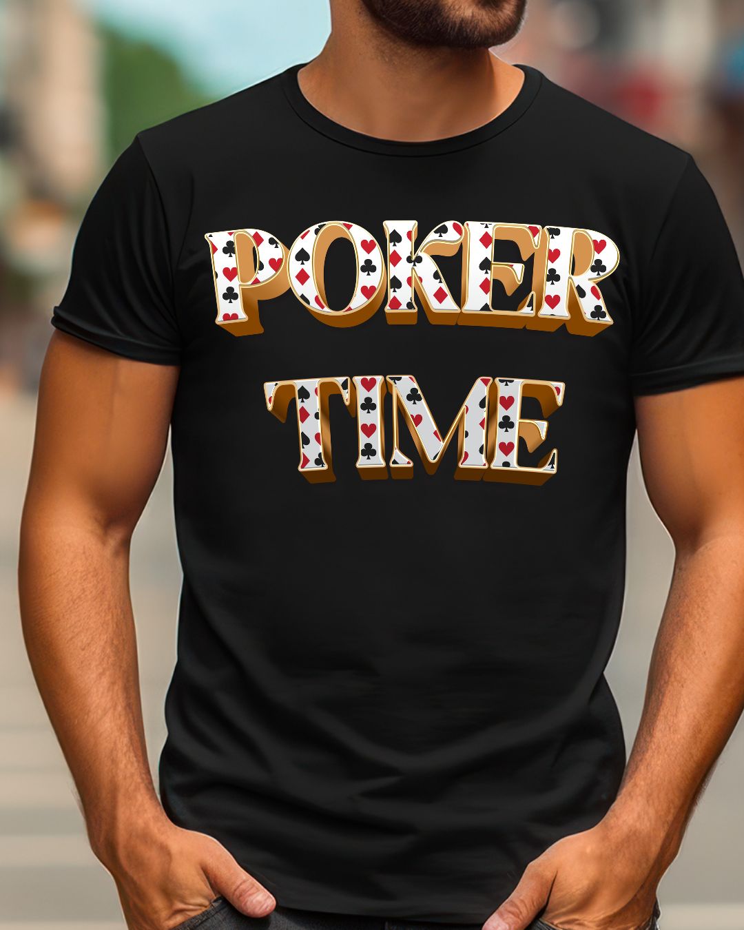 Poker Time Mens T-Shirt