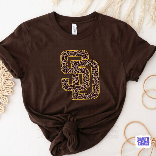 SD Leopard Gold T-Shirt
