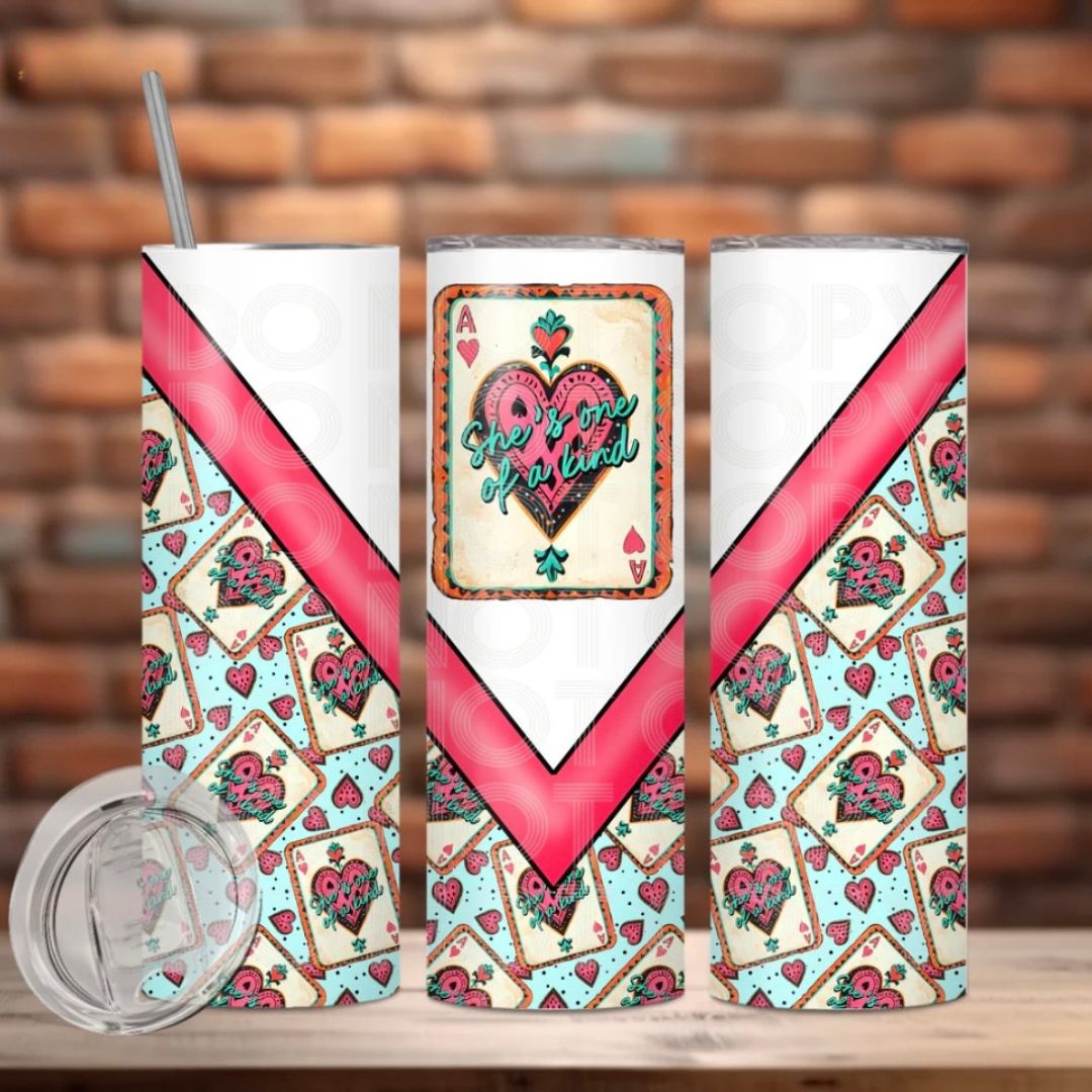 She's one of a Kind Sublimation Tumbler