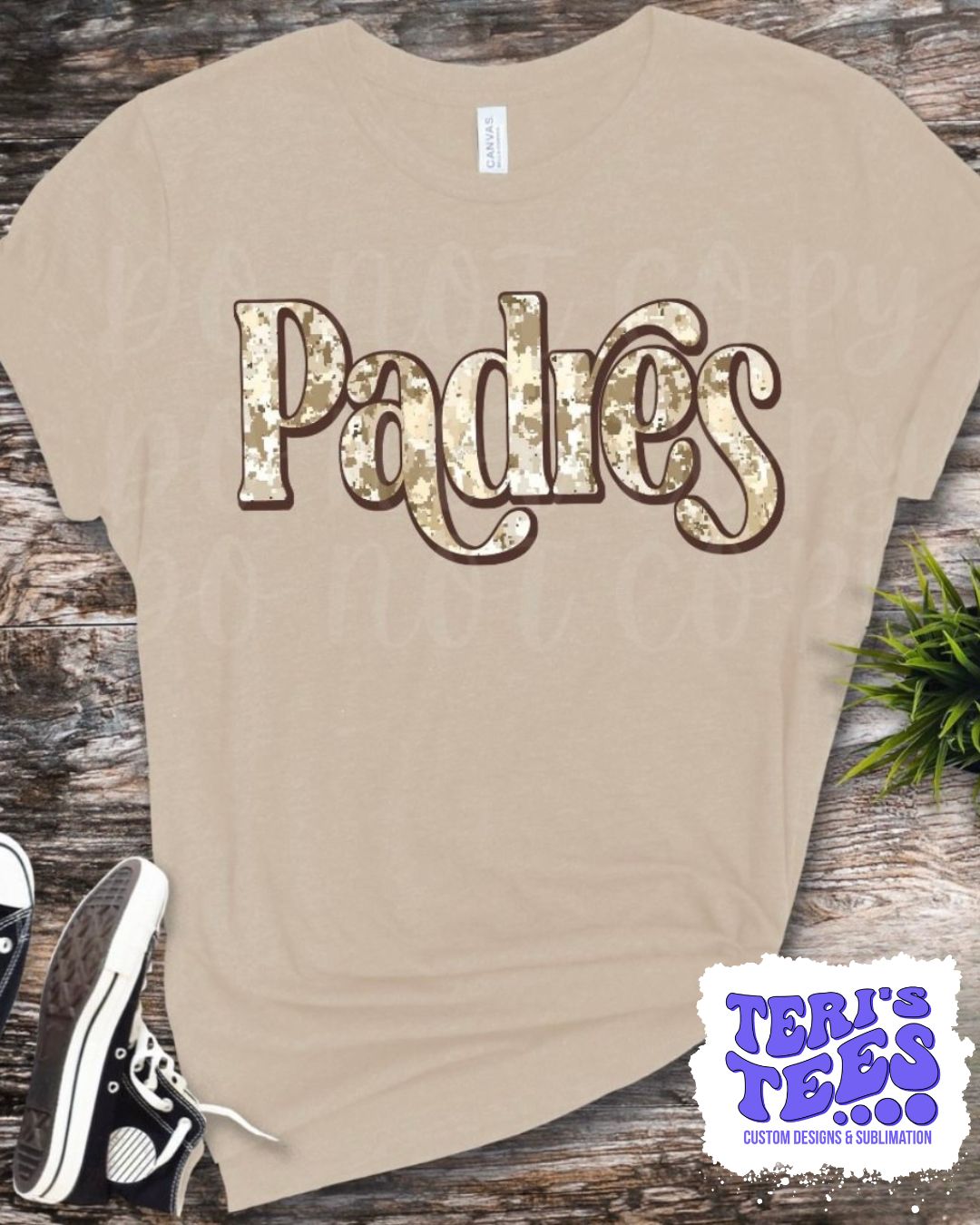 Padres Camo Retro T-Shirt