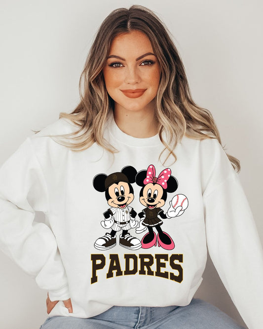 Padres Bundle M & M #1 Design with Polka Dot Crew Sweatshirt