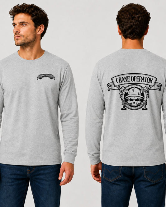 Crane Operator Men's Long Sleeve T-Shirt