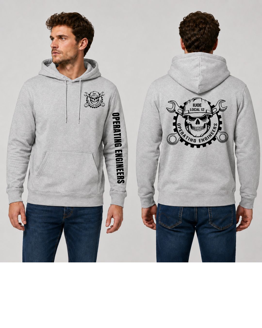 IUOE Skull Operating Engineers Hoodie