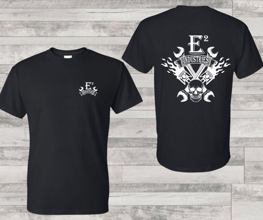 E Square Industries on Black Gildan Ultra Cotton T-Shirt