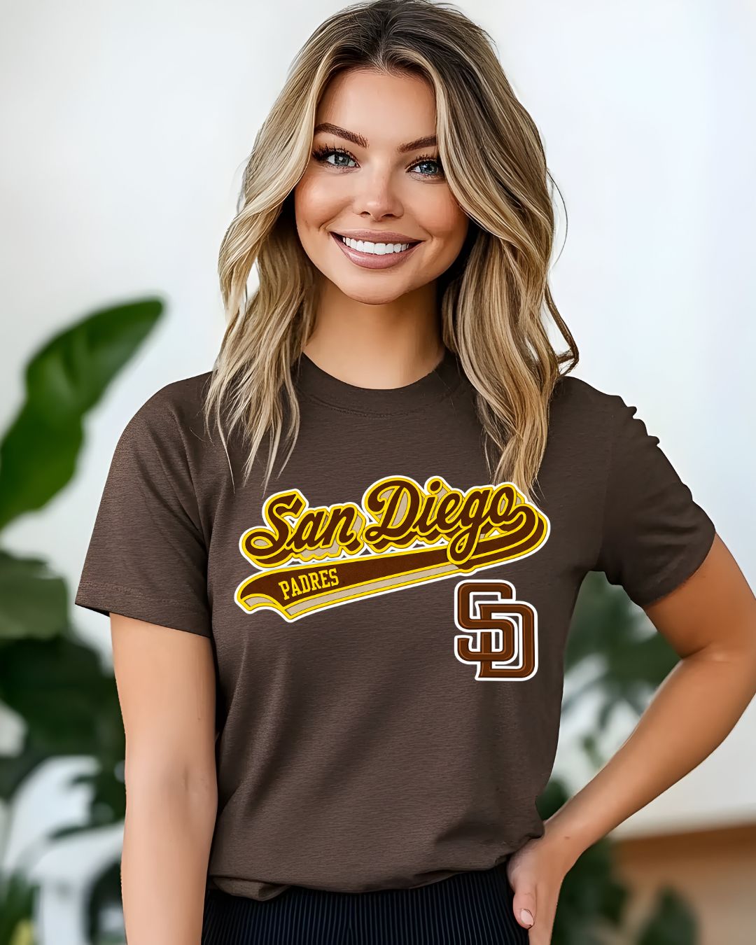 San Diego Padres SD Baseball Bella Canvas T-Shirt