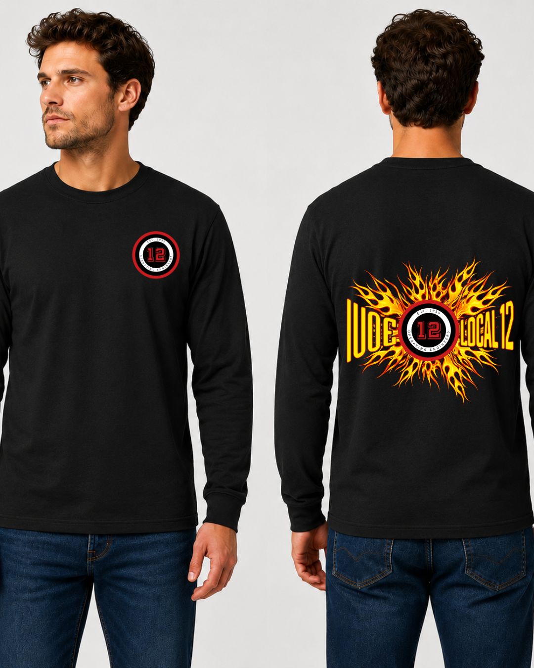 IUOE Flames Long Sleeve