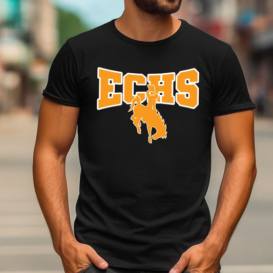 ECHS with Mascot for El Capitan High School T-Shirt