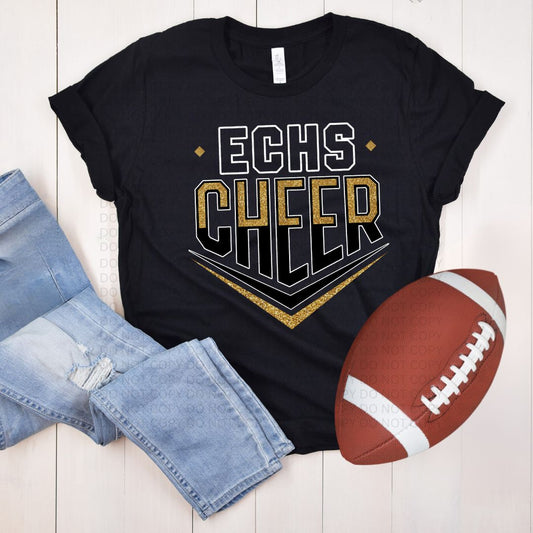 ECHS Cheer Glitter T-Shirt