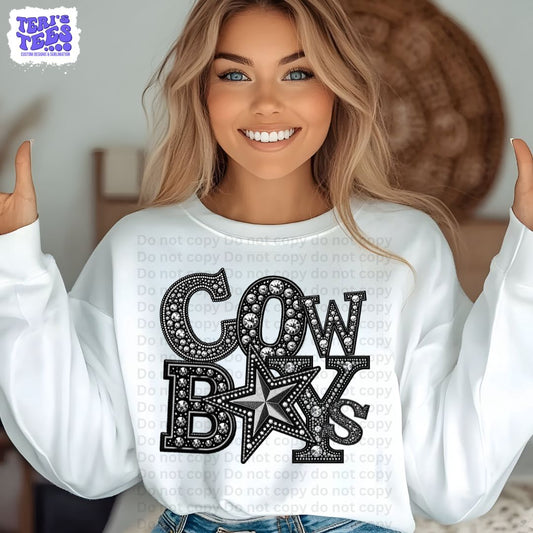 Cowboys Rhinestone Look Crew