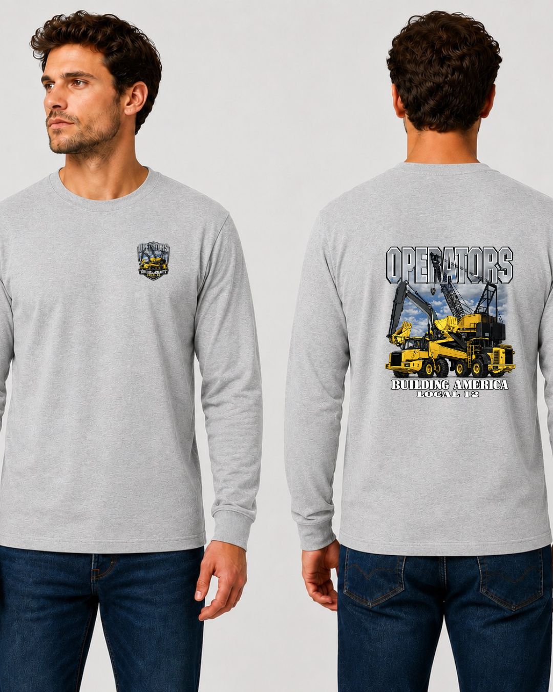 Operators Building America Local 12 Long Sleeve T-Shirt