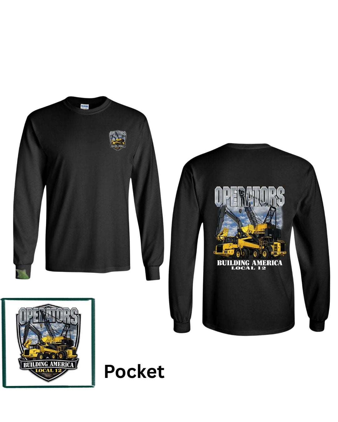 Operators Building America Local 12 Long Sleeve T-Shirt