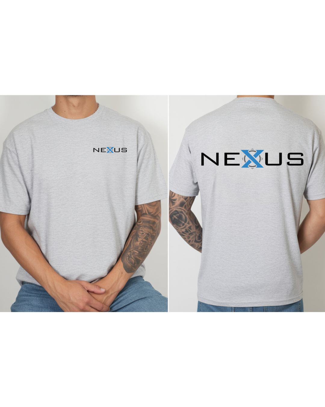 Nexus Front & Back Logo Men's T-Shirt