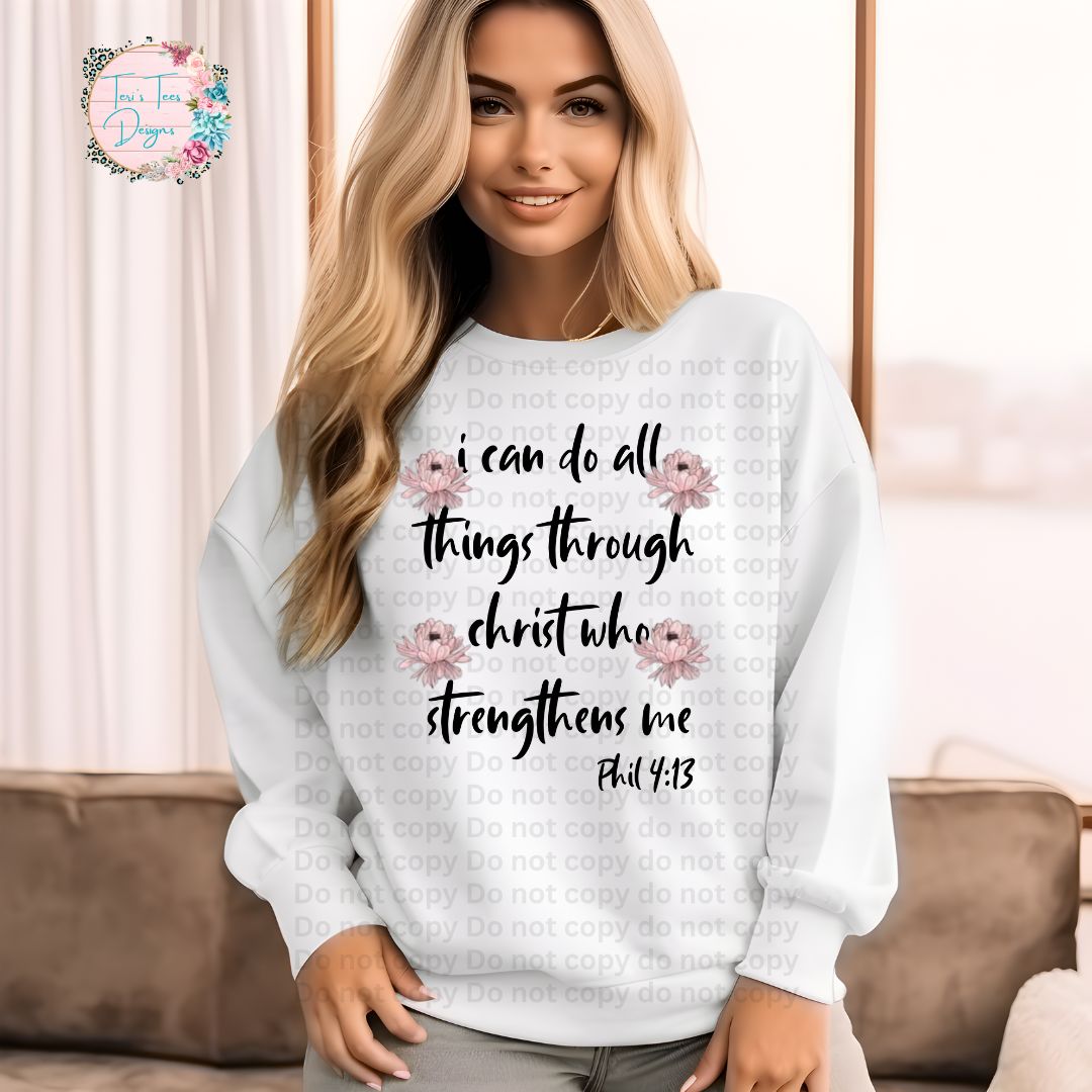 I can do all things Phil 4:19 Crew