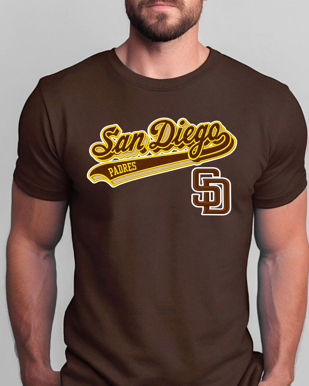 San Diego Padres SD Men's Gildan Ultra T-Shirt
