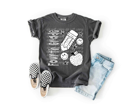 Back to School 4th Grade on Comfort Colors Youth T-Shirt