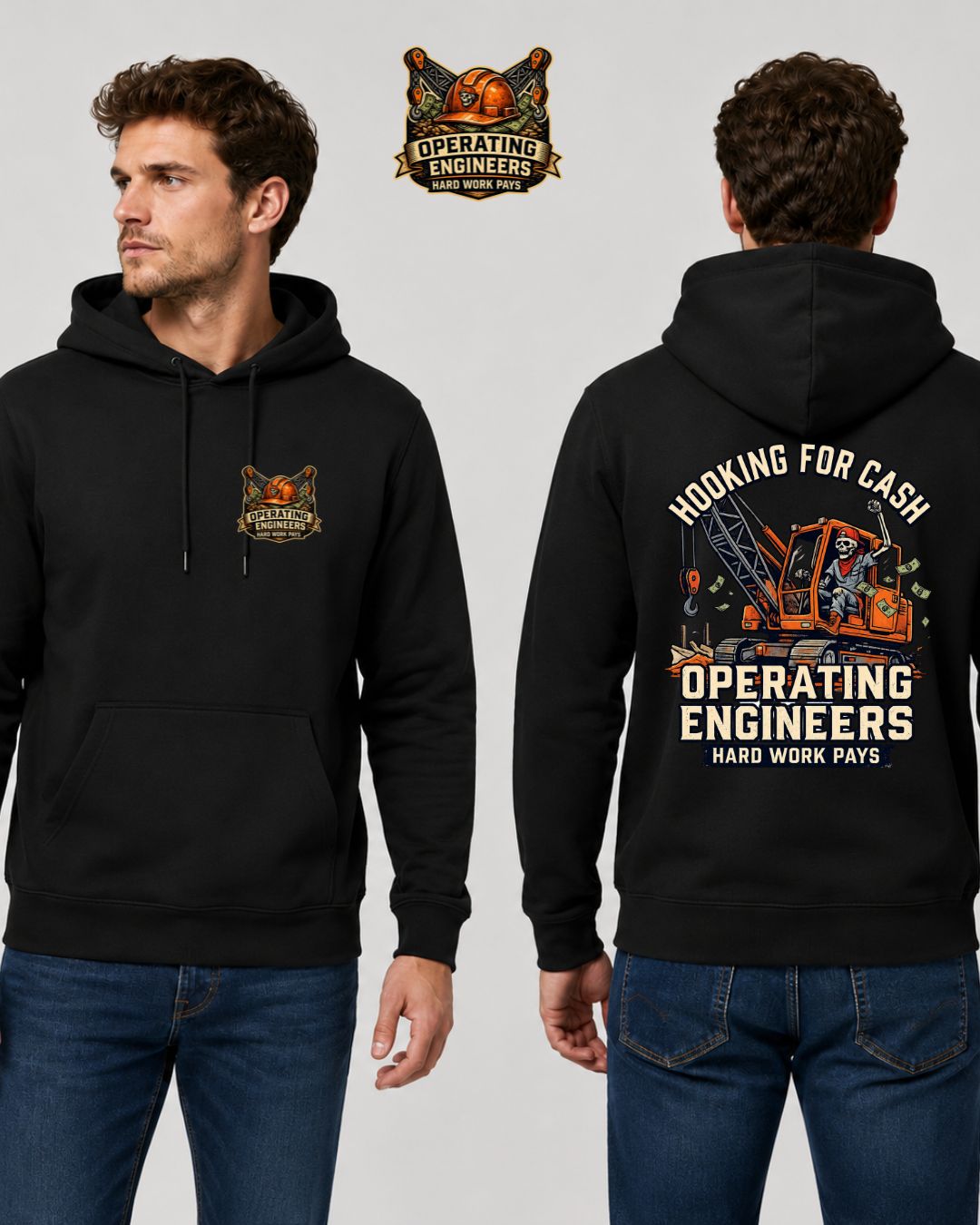 Hooking for Cash Crane Operator Hoodie