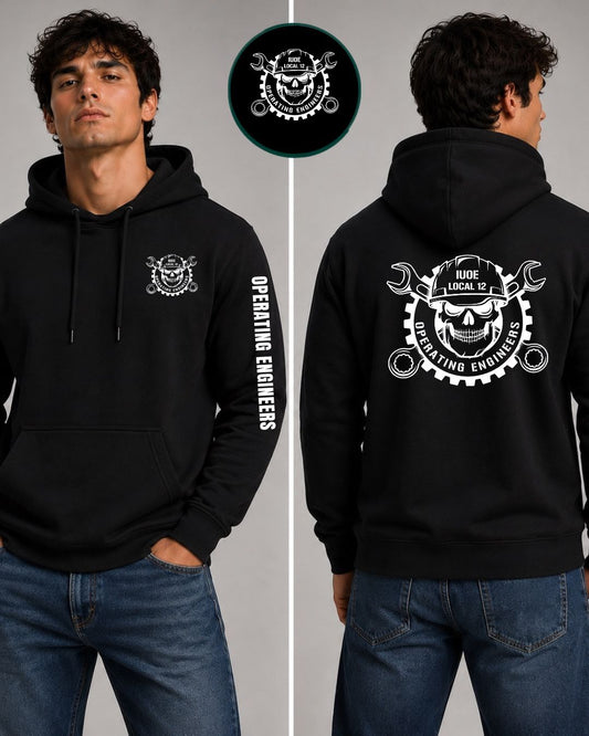 IUOE Skull Hoodie