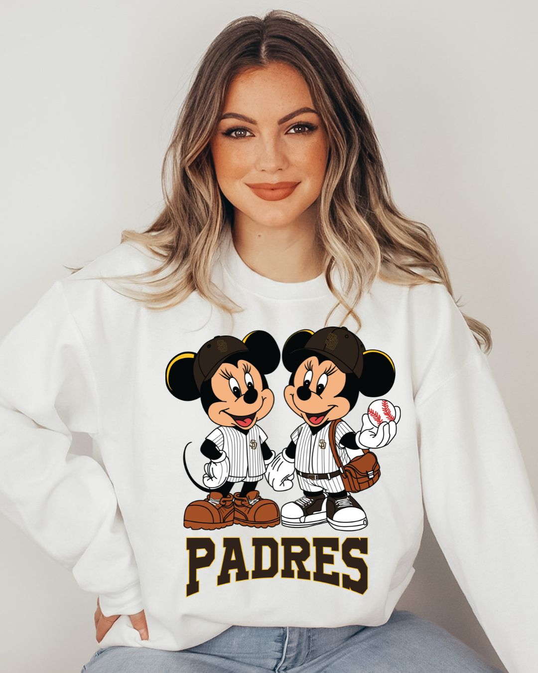 Padres Bundle M & M #6 Design Women's Crew