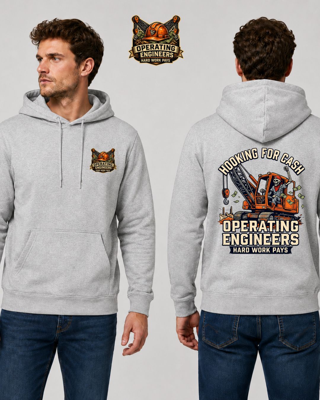 Hooking for Cash Crane Operator Hoodie