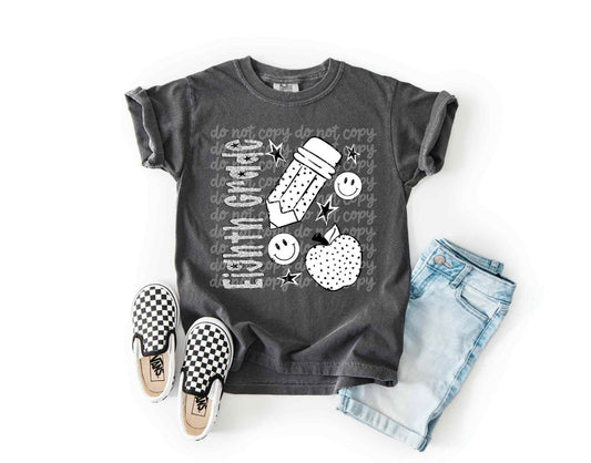 Back to School 8th Grade on Comfort Colors Youth T-Shirt