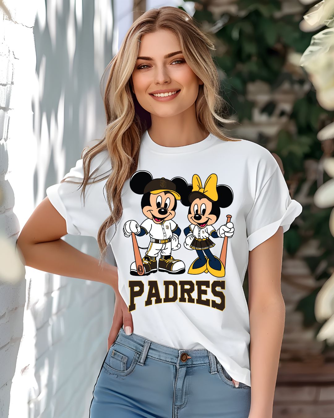 Padres Bundle M & M #9 Design Women's Bella Canvas T-Shirt