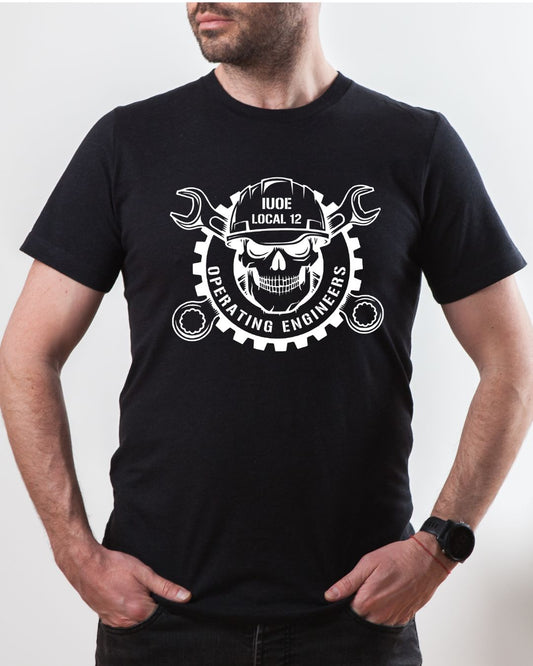 Operating Engineers Skull T-Shirt
