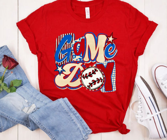 Game Day Baseball Bella Canvas T-Shirt