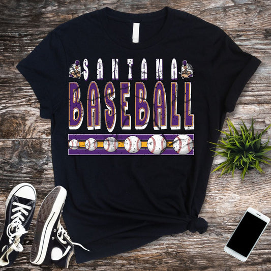 Santana Sultans Baseball T-Shirt