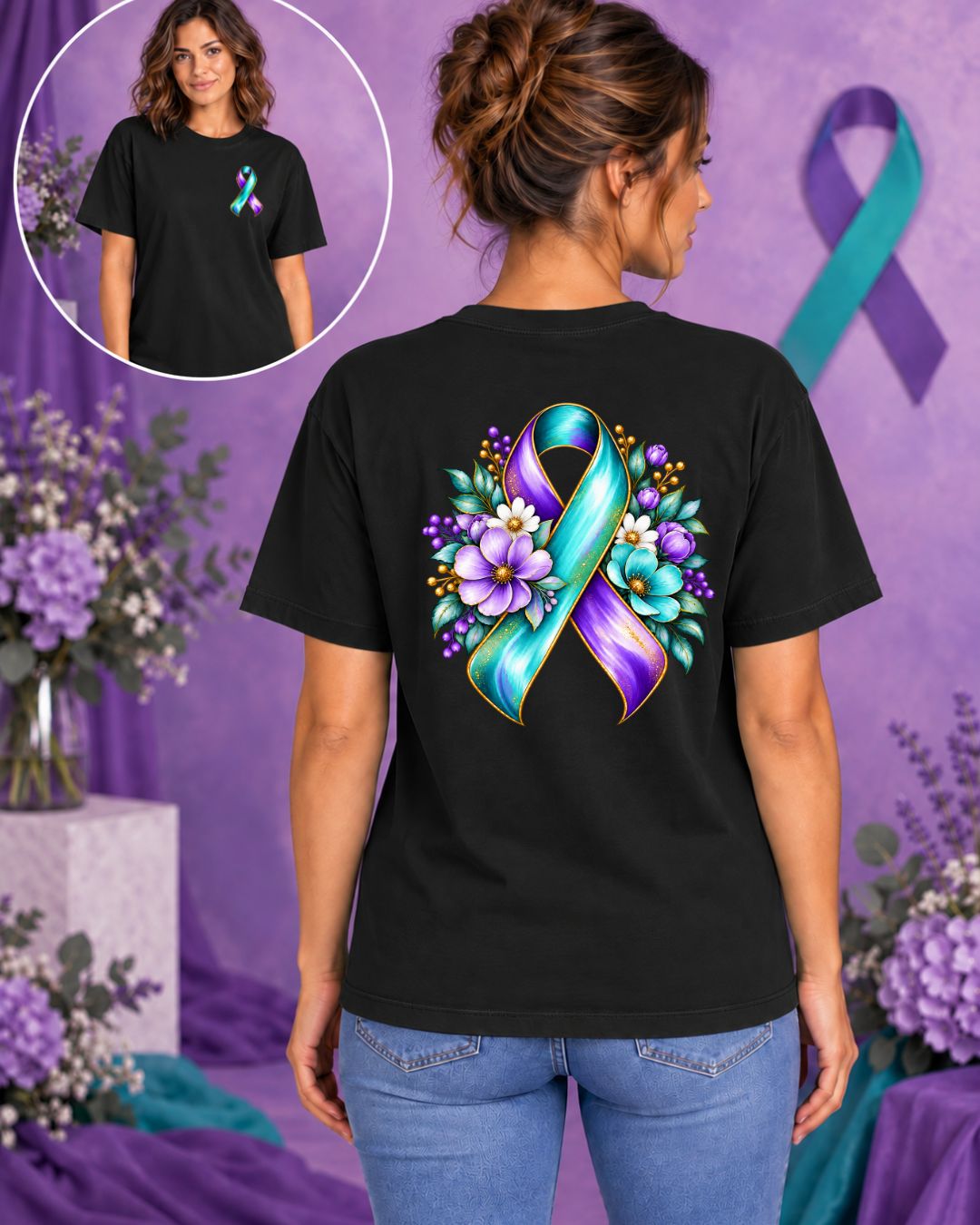Suicide Awareness Ribbon T-Shirt