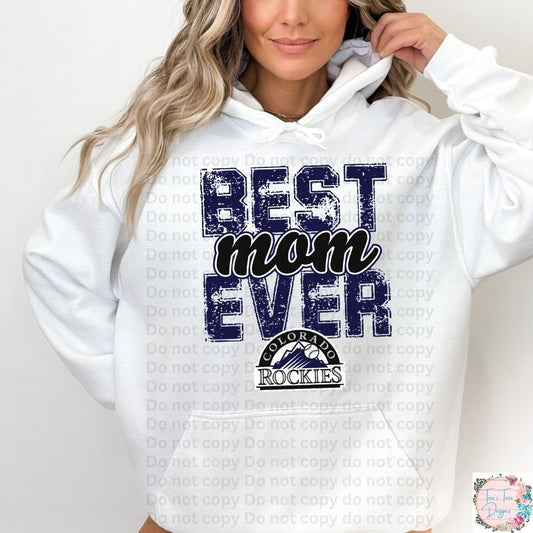Best Mom Ever Colorado Rockies Hoodie