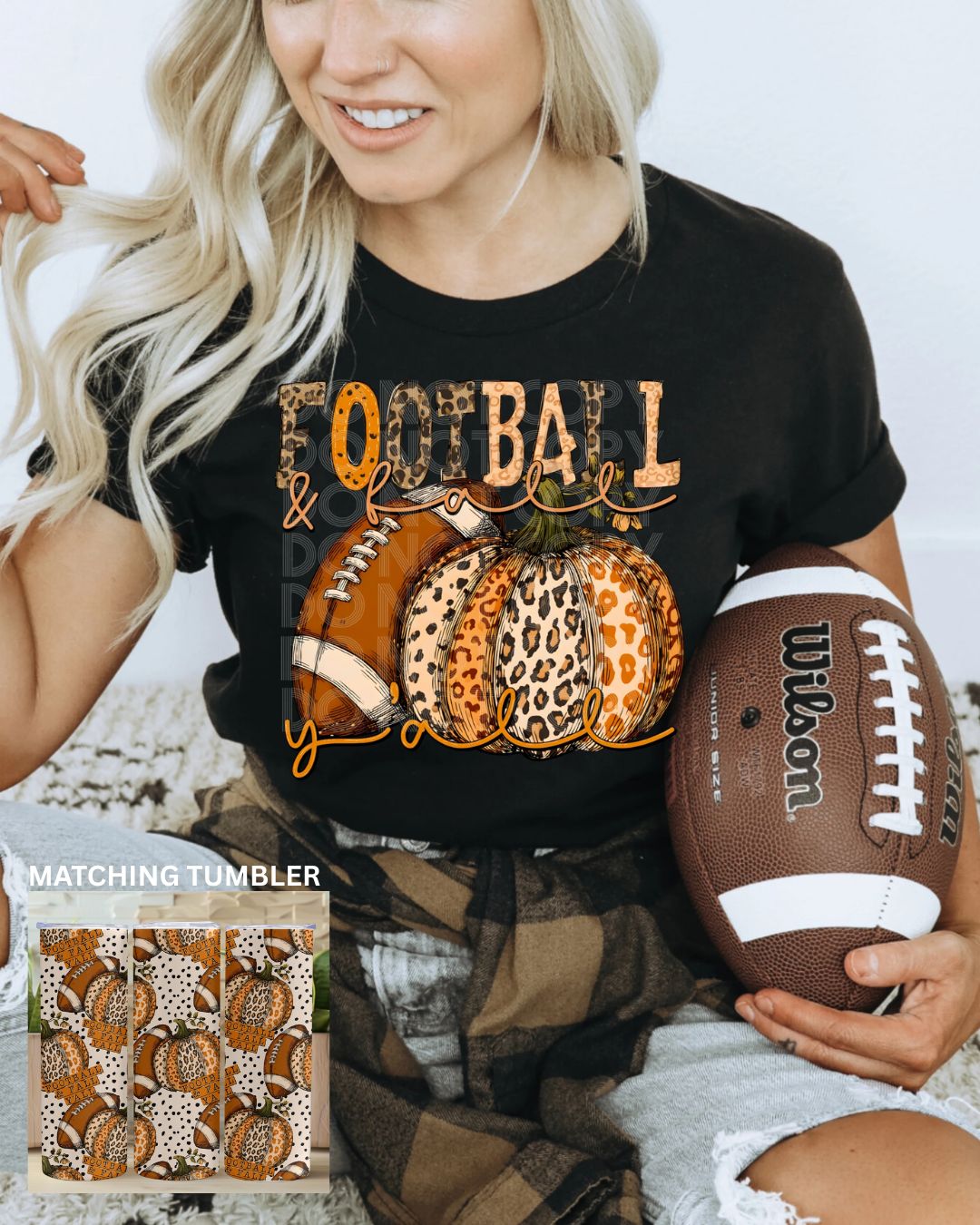 Football and Fall Y'all T-Shirt