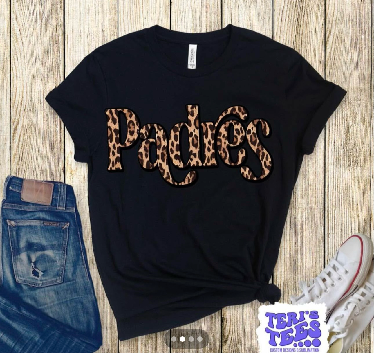 Padres Retro Leopard T-Shirt