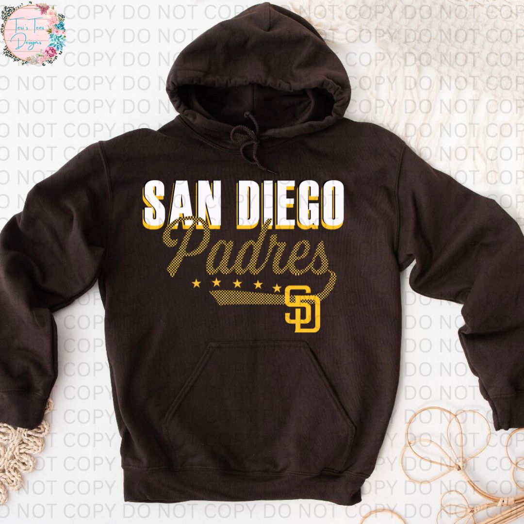 San Diego Padres Checkered Hoodie