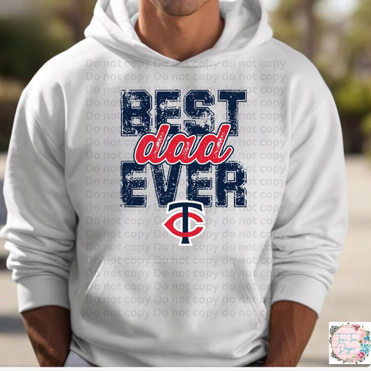 Best Dad Ever Minnesota Twins Hoodie