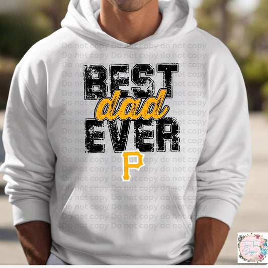 Best Dad Ever Pittsburgh Pirates Hoodie