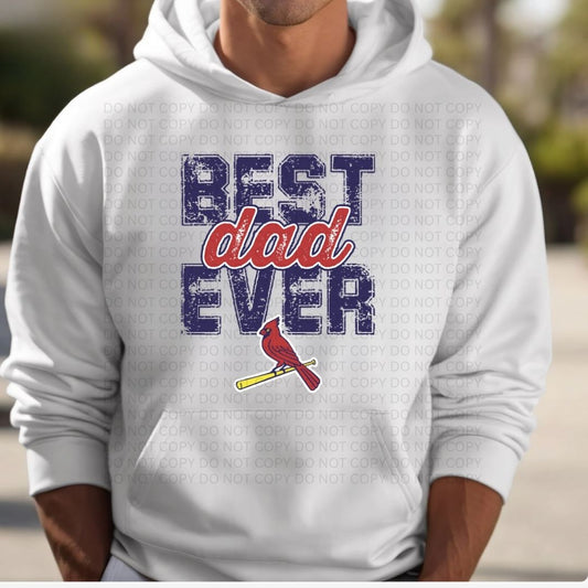 Best Dad Ever St. Louis Cardinals Hoodie