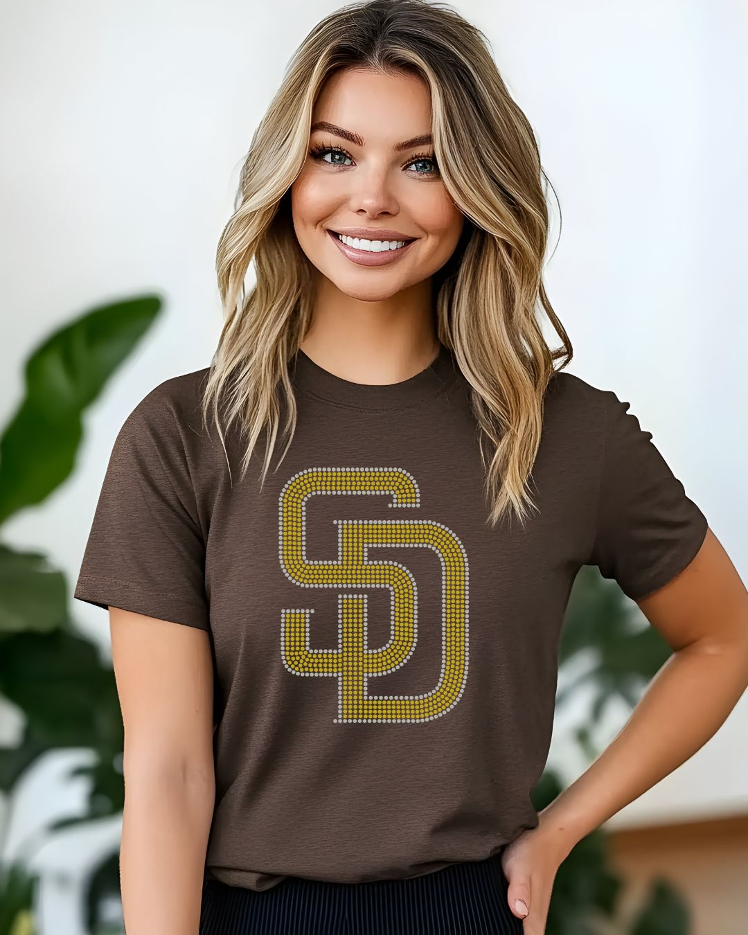 San Diego Rhinestone T-Shirt